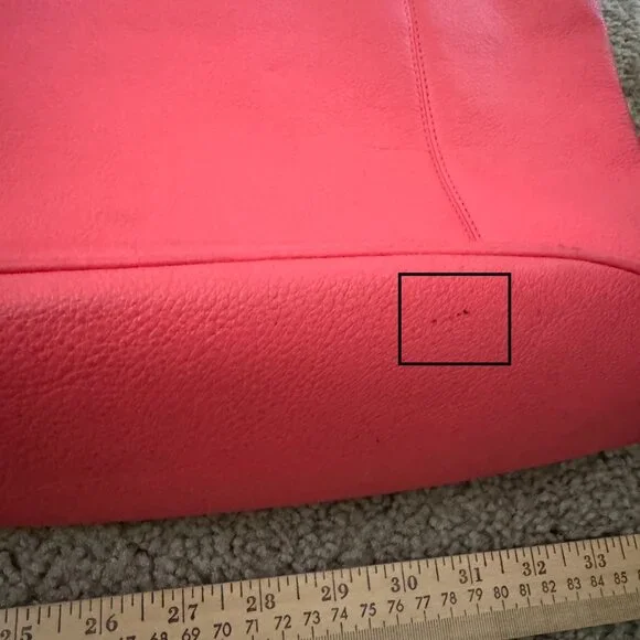 Michael Kors Bedford Coral Pebbled Leather Tote Handbag bundle of 4 purses - Picture 5 of 15